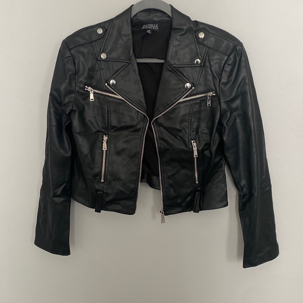 Danielle Bernstein (Www) Faux Leather Moto Jacket